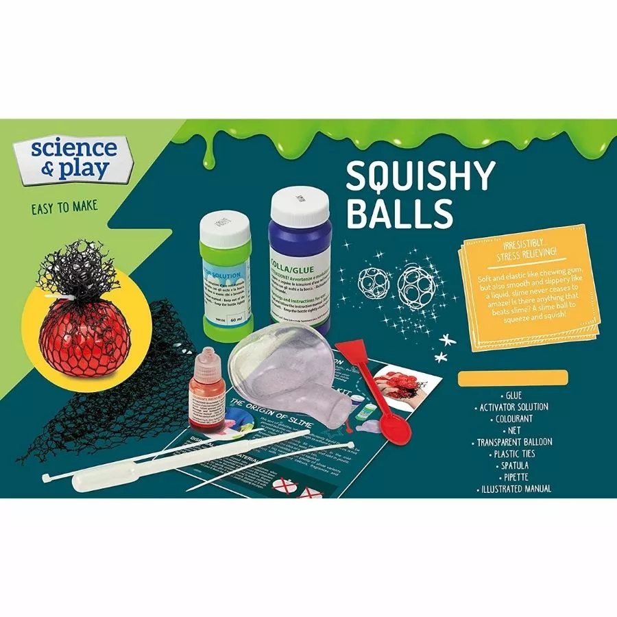 Clementoni - Science And Play: Squishy Balls Science Kit For Kids 6 Clementoni - Science And Play: Squishy Balls Science Kit For Kids - Image 4