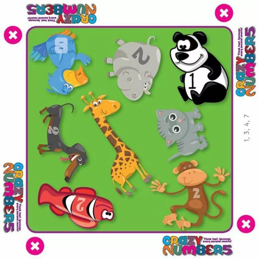 The Happy Puzzle Company - Crazy Numbers Math Game 6 The Happy Puzzle Company - Crazy Numbers Math Game - Image 4