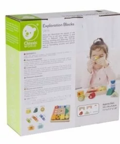 Classic World - Exploration Blocks Wooden Toys For Toddlers 11 Classic World - Exploration Blocks Wooden Toys For Toddlers -Educational Toys Shop CW54174 ClassicWorldExplorationBlocksWoodenToysforToddlers5 1024x1024