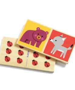Djeco - Forest Wooden Domino Game 7 Djeco - Forest Wooden Domino Game -Educational Toys Shop DJ1625 DjecoForestWoodenDominos 3 1024x1024