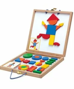 Djeco - Geoform Wooden Magnetic Set