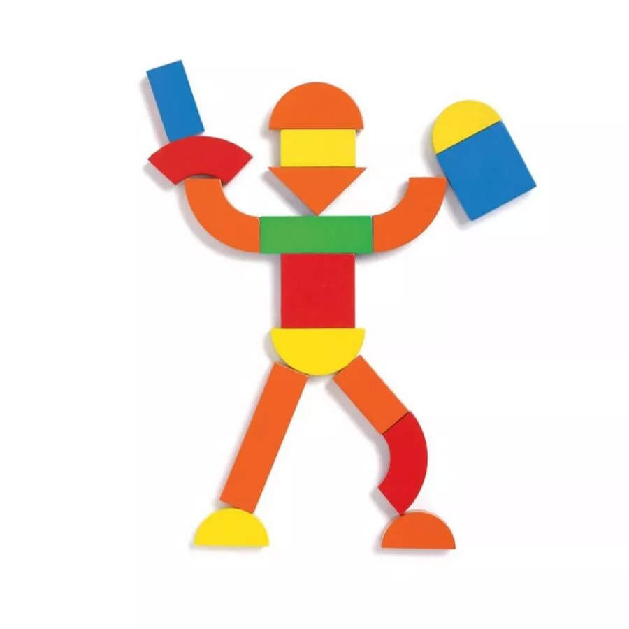 Djeco - Geoform Wooden Magnetic Set 5 Djeco - Geoform Wooden Magnetic Set - Image 3