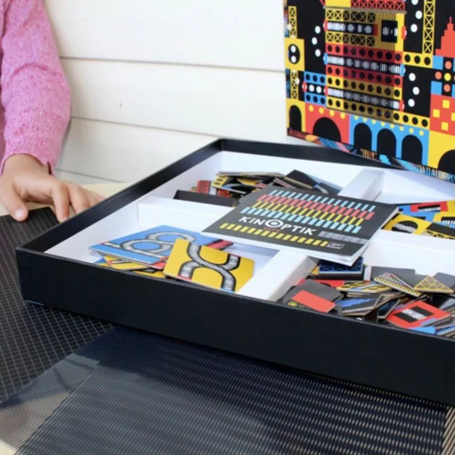 Djeco - Crazy City Kinoptik Construction Set 4 Djeco - Crazy City Kinoptik Construction Set - Image 2