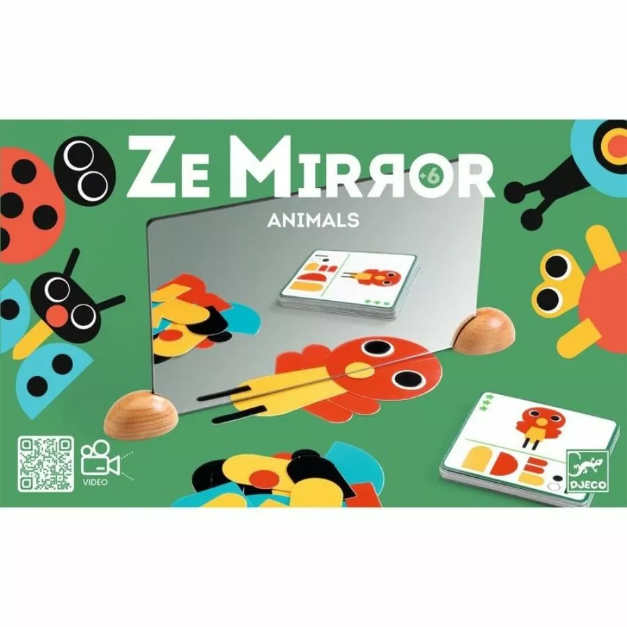 Djeco - Ze Mirror Magic Animals Set 4 Djeco - Ze Mirror Magic Animals Set - Image 2