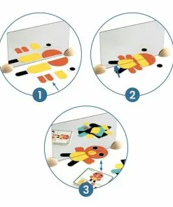 Djeco - Ze Mirror Magic Animals Set 7 Djeco - Ze Mirror Magic Animals Set -Educational Toys Shop DJ6483 DjecoZeMirrorAnimalsSet 3 1024x1024