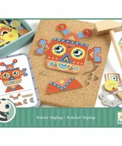 Djeco - Tap Tap Robots Game 7 Djeco - Tap Tap Robots Game -Educational Toys Shop DJ6646 DjecoRobotsTapTapforFineMotorSkillDevelopment 3 1024x1024
