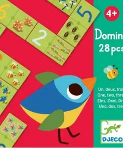 Djeco - 1, 2, 3 Domino Math Game