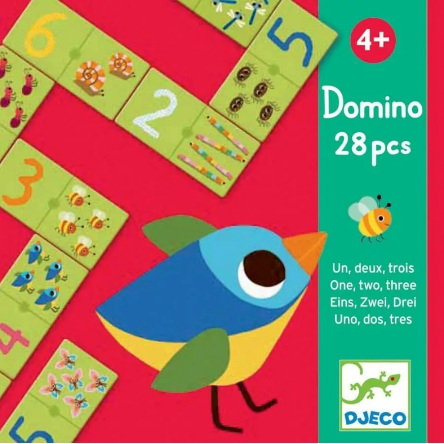 Djeco - 1, 2, 3 Domino Math Game 3 Djeco - 1, 2, 3 Domino Math Game