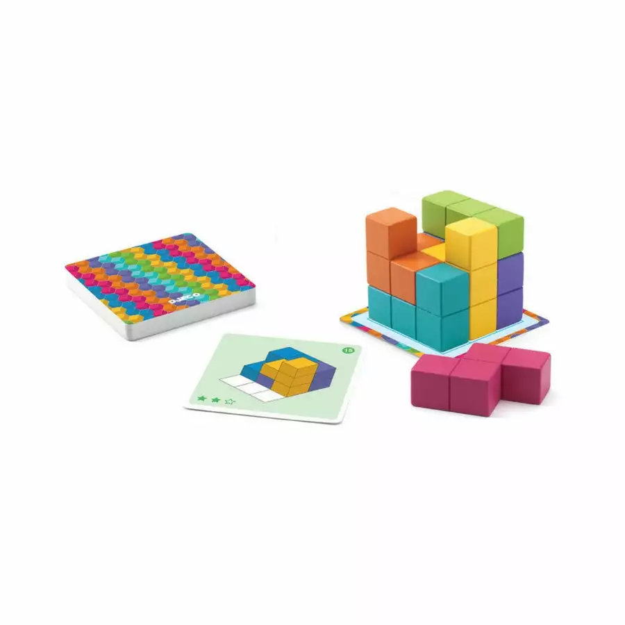 Djeco - Cubissimo Teaser Wooden Game 4 Djeco - Cubissimo Teaser Wooden Game - Image 2