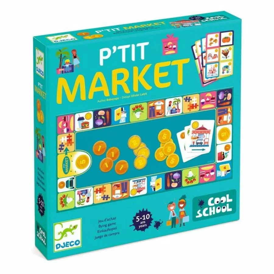 Djeco - Little Market Cool School Game 4 Djeco - Little Market Cool School Game - Image 2