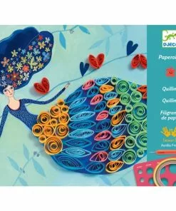 Djeco - Quilling Petticoat Scrolls Craft Kit
