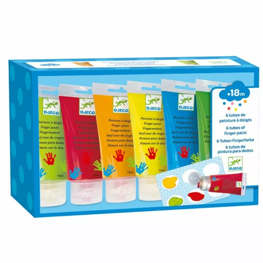 Djeco - Finger Painting Tubes 3 Djeco - Finger Painting Tubes