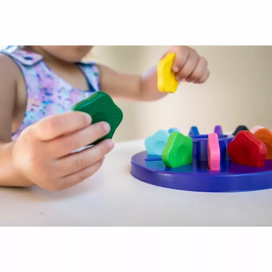 Djeco - 12 Toddler Flower Crayons 4 Djeco - 12 Toddler Flower Crayons - Image 2