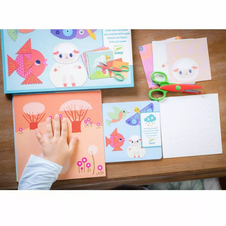 Djeco - Crinkle Cutting Collage Set 10 Djeco - Crinkle Cutting Collage Set - Image 8