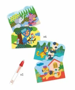 Djeco - Hidden Outside Water Colouring For Toddlers -Educational Toys Shop DJ9065DjecoHiddenOutsideWaterColouring 3 1024x1024