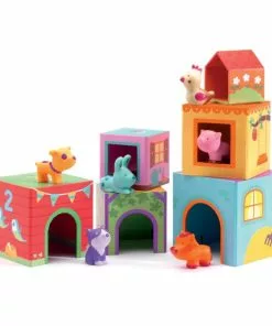 Djeco - Topanifarm Stacking Blocks