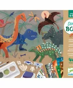 Djeco - The World Of Dinosaurs Multi Craft Box Kit
