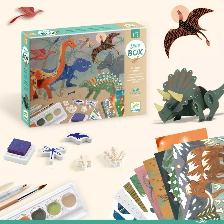 Djeco - The World Of Dinosaurs Multi Craft Box Kit 5 Djeco - The World Of Dinosaurs Multi Craft Box Kit - Image 3