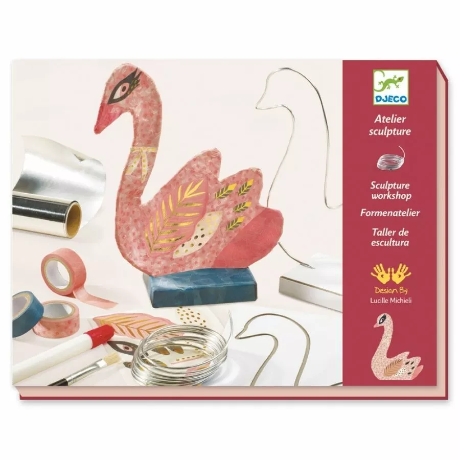 Djeco - The Swan Sculpture Craft Kit 2 Djeco - The Swan Sculpture Craft Kit