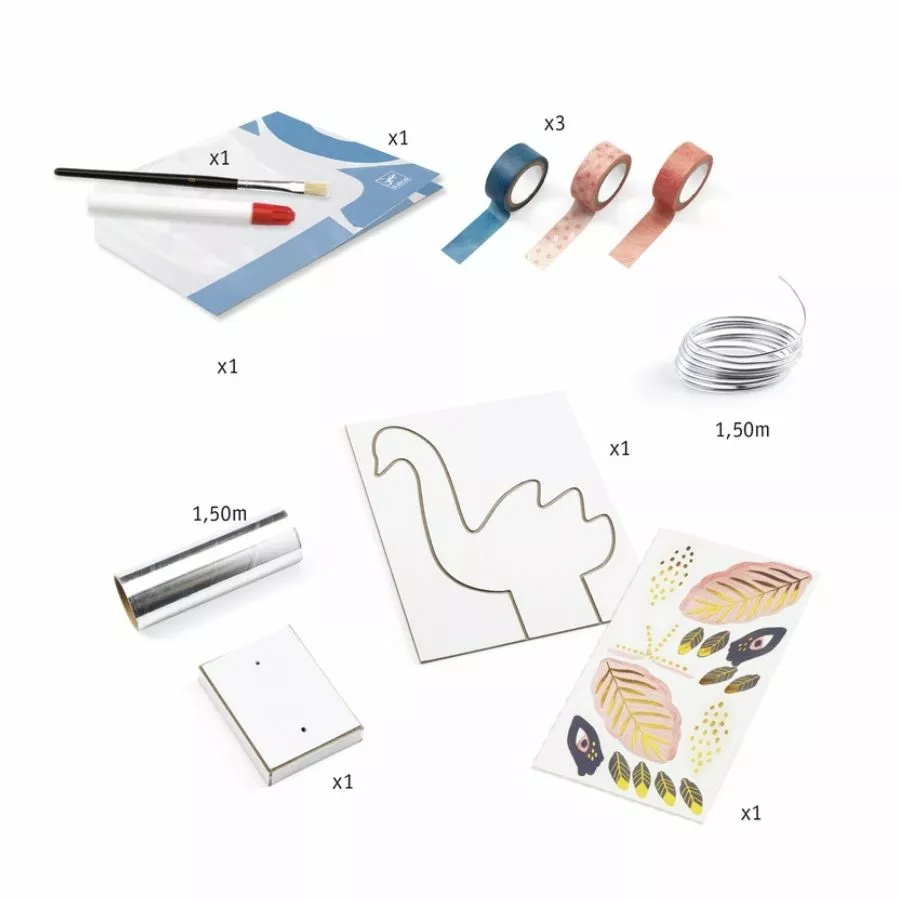 Djeco - The Swan Sculpture Craft Kit 4 Djeco - The Swan Sculpture Craft Kit - Image 3