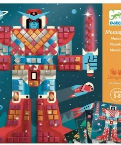 Djeco - Space Battle Mosaic Craft Kit