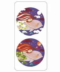 Djeco - Mermaids Glitter Boards 9 Djeco - Mermaids Glitter Boards -Educational Toys Shop DJ9507 Djeco Mermaids Glitter Boards 2 1024x1024