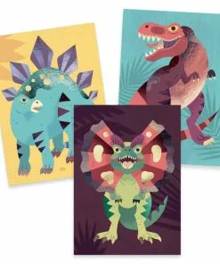 Djeco - Jurassic Foil Pictures Art Set 13 Djeco - Jurassic Foil Pictures Art Set -Educational Toys Shop DJ9518 DjecoJurassicFoilPictures 2 1024x1024