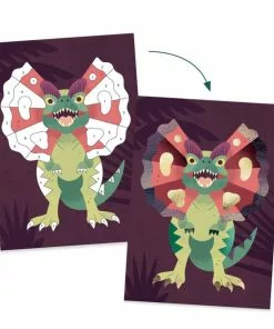 Djeco - Jurassic Foil Pictures Art Set 10 Djeco - Jurassic Foil Pictures Art Set -Educational Toys Shop DJ9518 DjecoJurassicFoilPictures 5 1024x1024