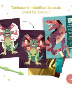 Djeco - Jurassic Foil Pictures Art Set 11 Djeco - Jurassic Foil Pictures Art Set -Educational Toys Shop DJ9518 DjecoJurassicFoilPictures 6 1024x1024