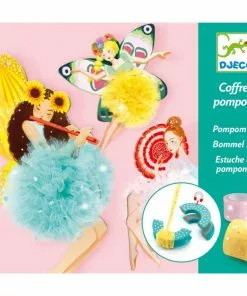 Djeco - Fairy Pom Poms Craft Kit