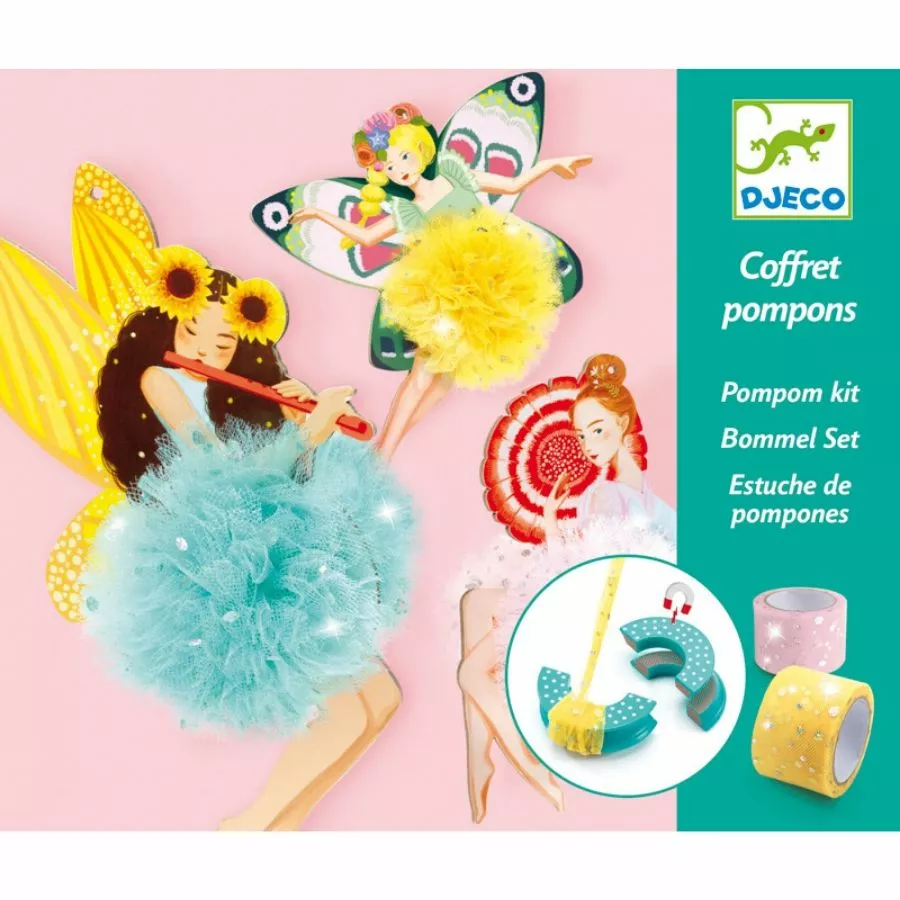 Djeco - Fairy Pom Poms Craft Kit 3 Djeco - Fairy Pom Poms Craft Kit
