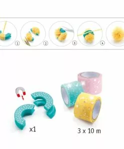 Djeco - Fairy Pom Poms Craft Kit 7 Djeco - Fairy Pom Poms Craft Kit -Educational Toys Shop DJ9836 DjecoFairyPomPomsCraftKit 3 1024x1024