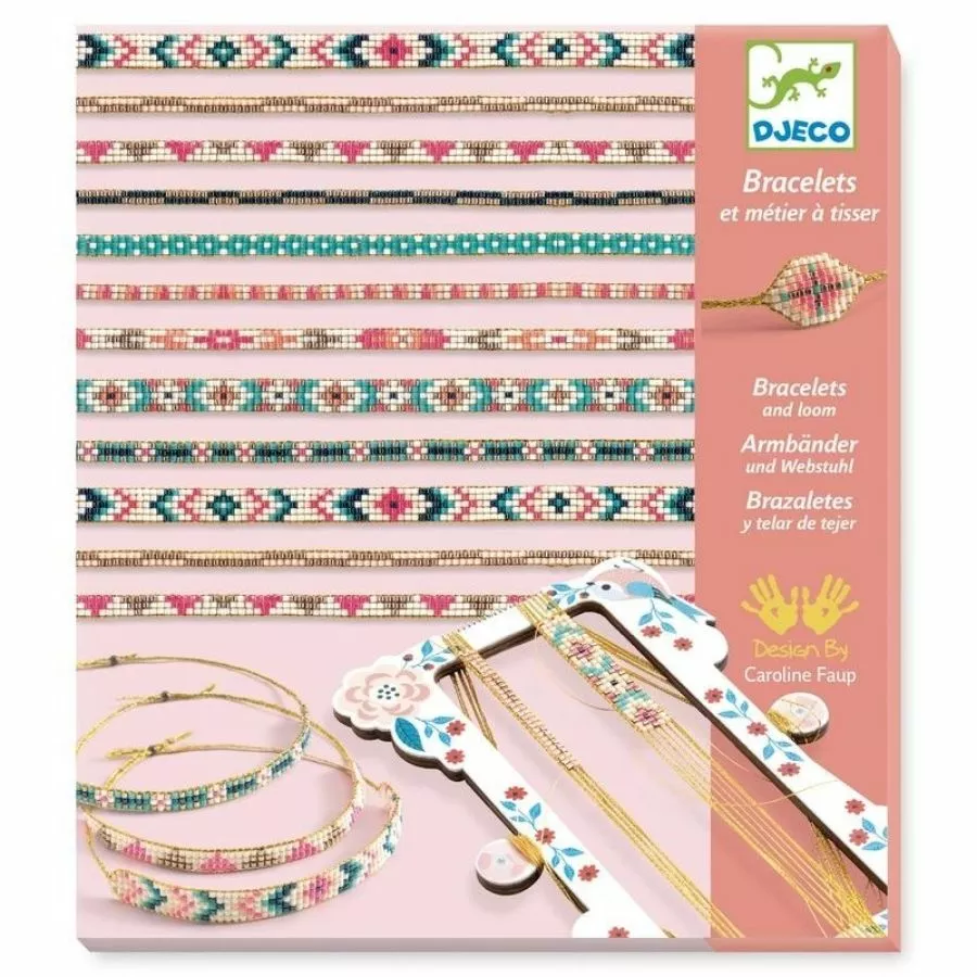 Djeco - Tiny Beads Bracelet Craft Set 3 Djeco - Tiny Beads Bracelet Craft Set