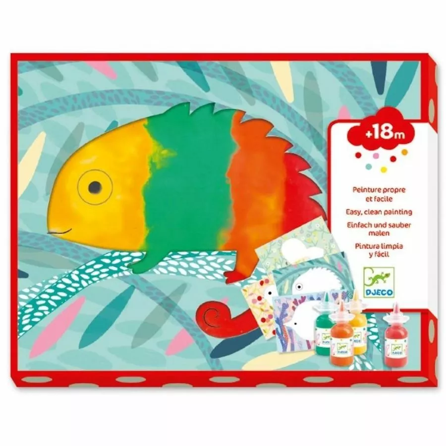 Djeco - Squirt & Spread Painting Set For Toddlers 3 Djeco - Squirt & Spread Painting Set For Toddlers