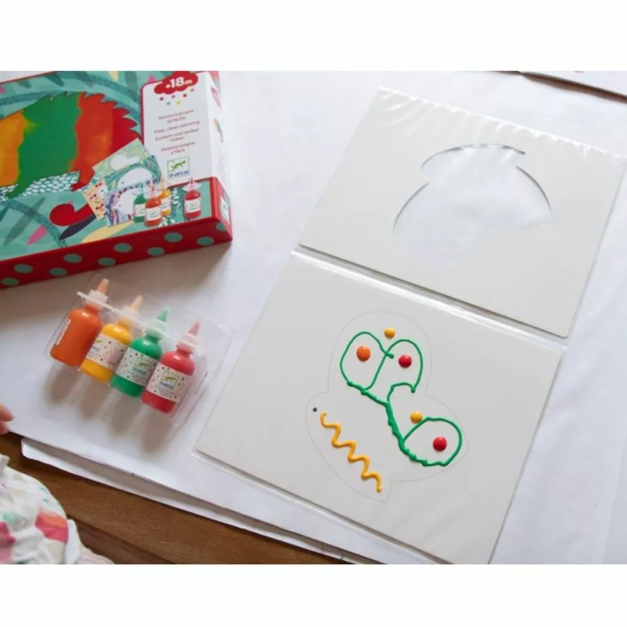 Djeco - Squirt & Spread Painting Set For Toddlers 6 Djeco - Squirt & Spread Painting Set For Toddlers - Image 4