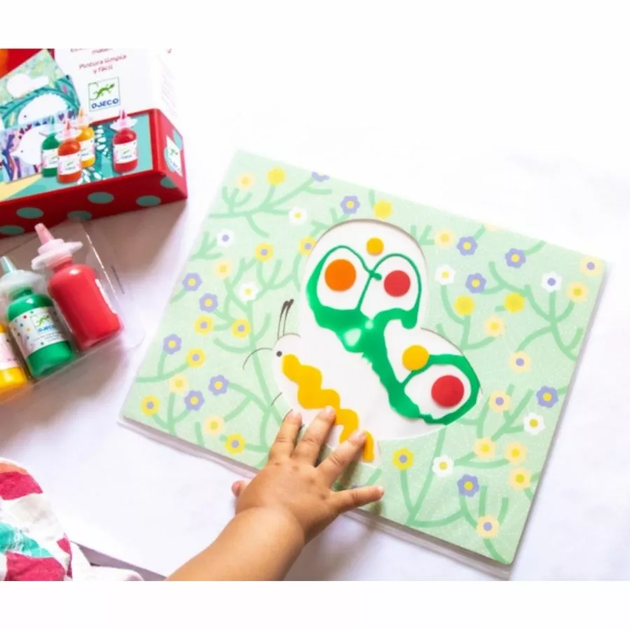 Djeco - Squirt & Spread Painting Set For Toddlers 7 Djeco - Squirt & Spread Painting Set For Toddlers - Image 5