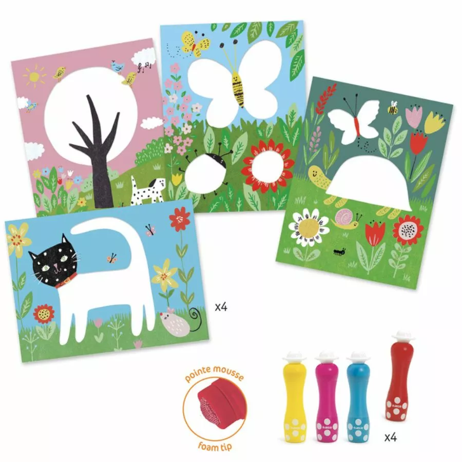 Djeco - Small Dots Painting For Toddlers 4 Djeco - Small Dots Painting For Toddlers - Image 2