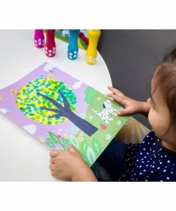 Djeco - Small Dots Painting For Toddlers 12 Djeco - Small Dots Painting For Toddlers -Educational Toys Shop DJ9887 DjecoSmallDotsPaintingforToddlersFinishedArtTree 1024x1024