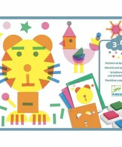 Djeco - Dib Dab Stencil Painting