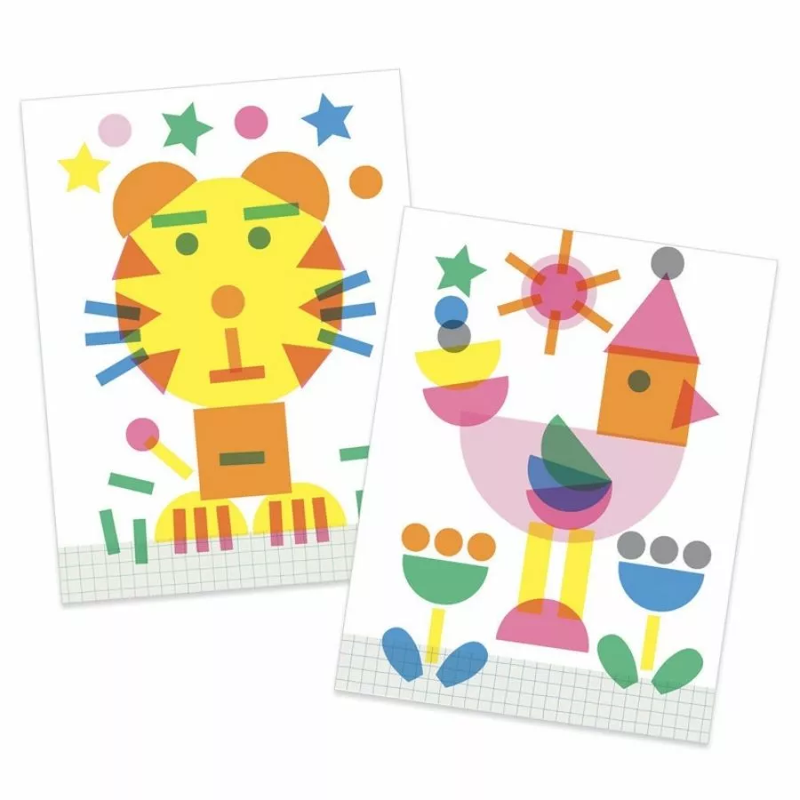 Djeco - Dib Dab Stencil Painting 4 Djeco - Dib Dab Stencil Painting - Image 2