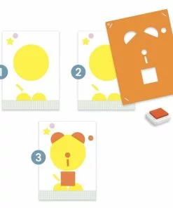 Djeco - Dib Dab Stencil Painting 13 Djeco - Dib Dab Stencil Painting -Educational Toys Shop DJ9899 DjecoDibDabStencilPaintingCraftKit 4 1024x1024