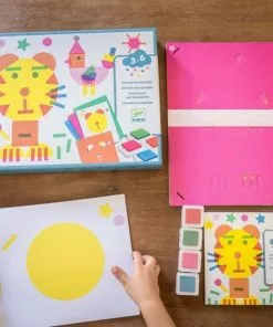 Djeco - Dib Dab Stencil Painting 14 Djeco - Dib Dab Stencil Painting -Educational Toys Shop DJ9899 DjecoDibDabStencilPaintingCraftKit 5 1024x1024