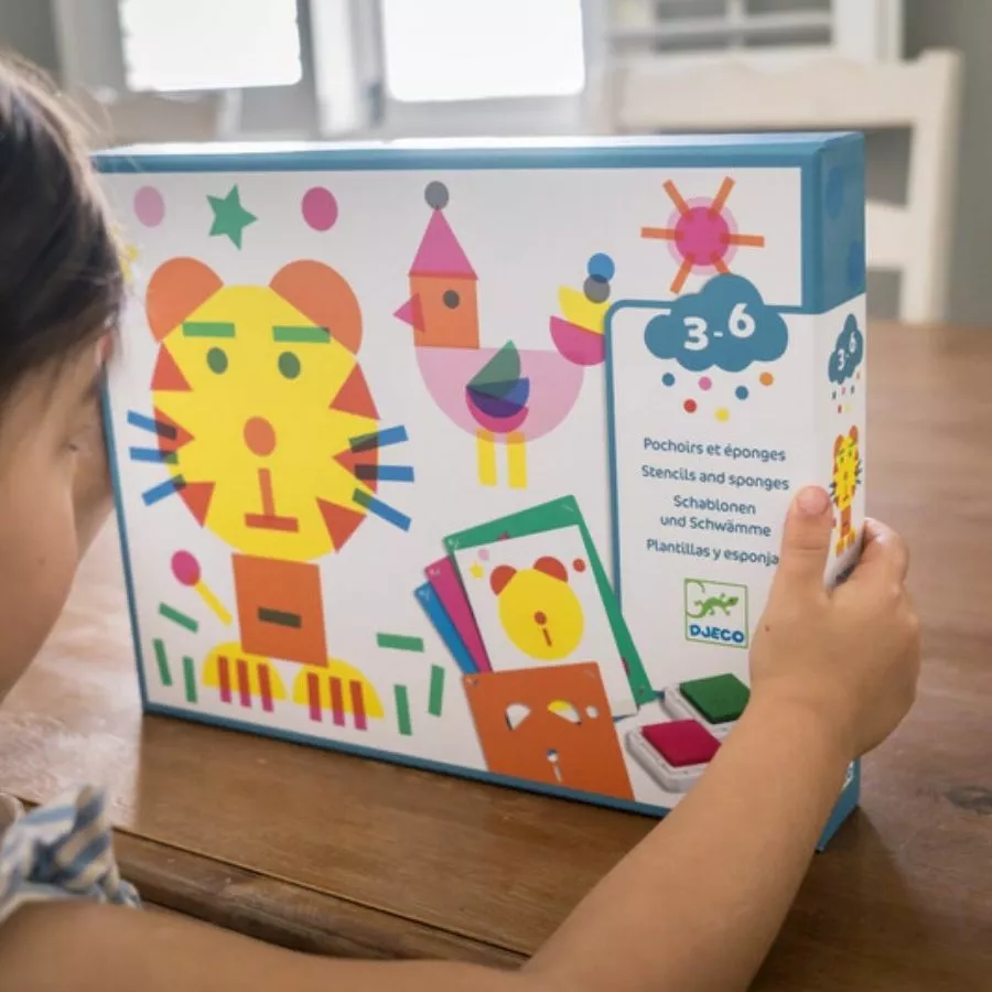 Djeco - Dib Dab Stencil Painting 8 Djeco - Dib Dab Stencil Painting - Image 6