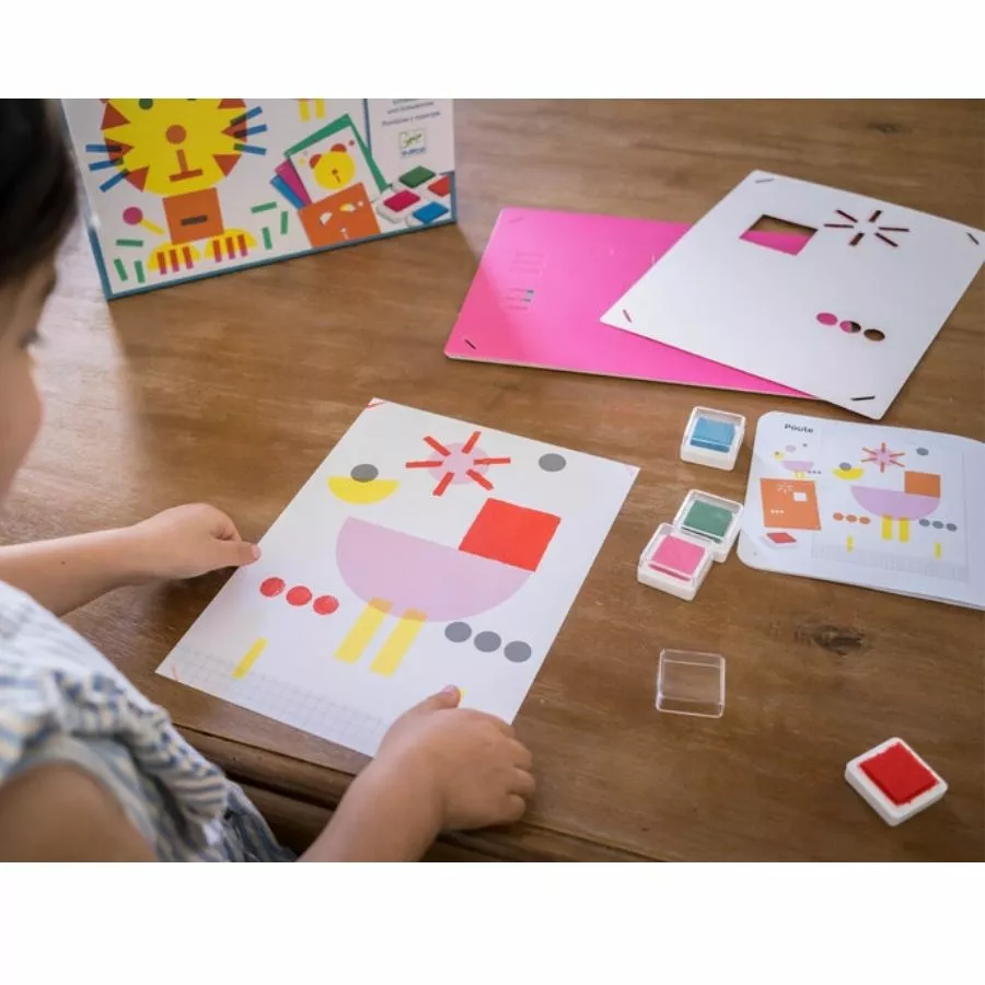 Djeco - Dib Dab Stencil Painting 9 Djeco - Dib Dab Stencil Painting - Image 7