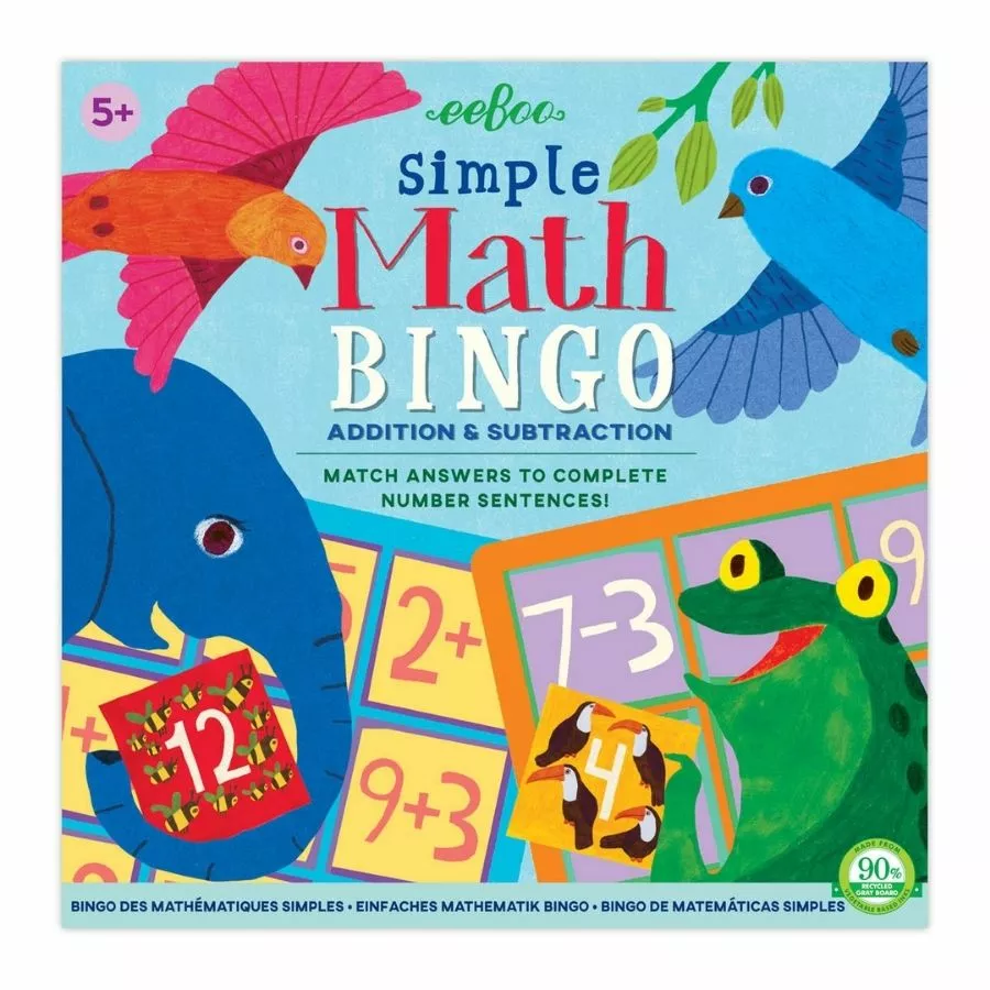 EeBoo - Bingo Simple Maths Game 3 EeBoo - Bingo Simple Maths Game