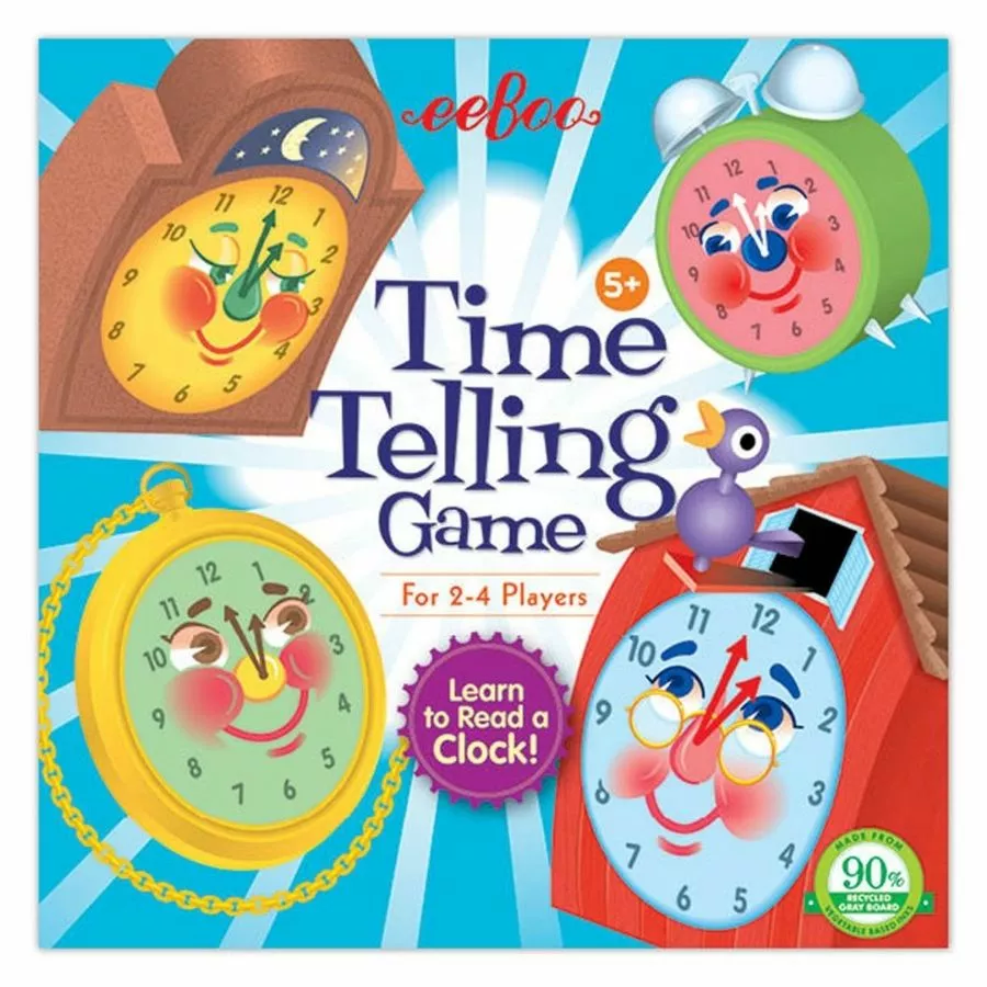 Eeboo - Time Telling Board Game 3 Eeboo - Time Telling Board Game