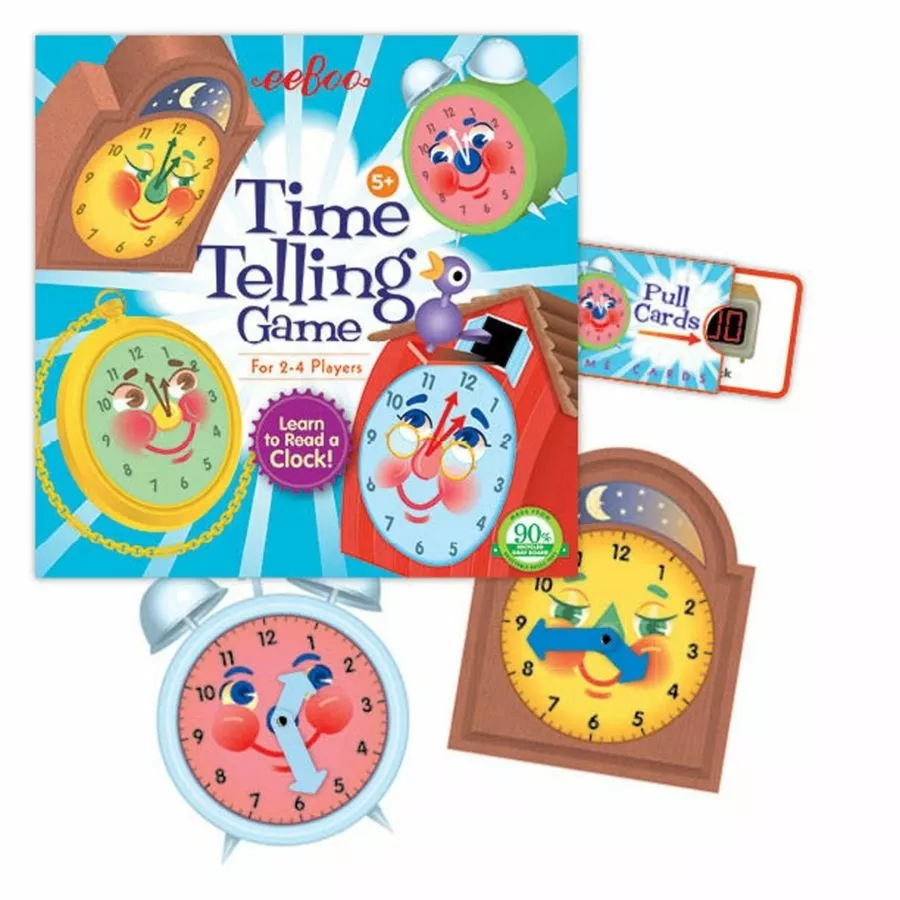 Eeboo - Time Telling Board Game 4 Eeboo - Time Telling Board Game - Image 2