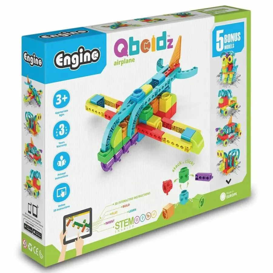 Engino - Qboidz Airplane Construction Toy 3 Engino - Qboidz Airplane Construction Toy