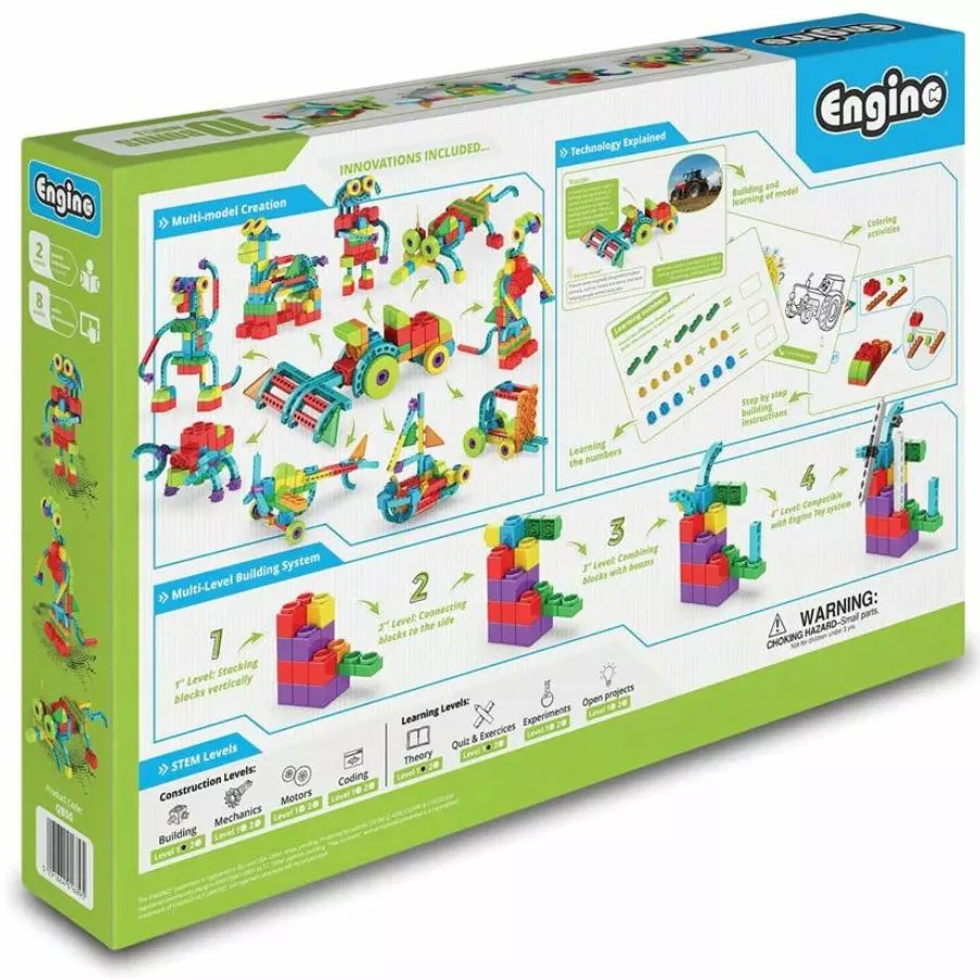 Engino - Qboidz Farm Tractor Construction Toy 4 Engino - Qboidz Farm Tractor Construction Toy - Image 2