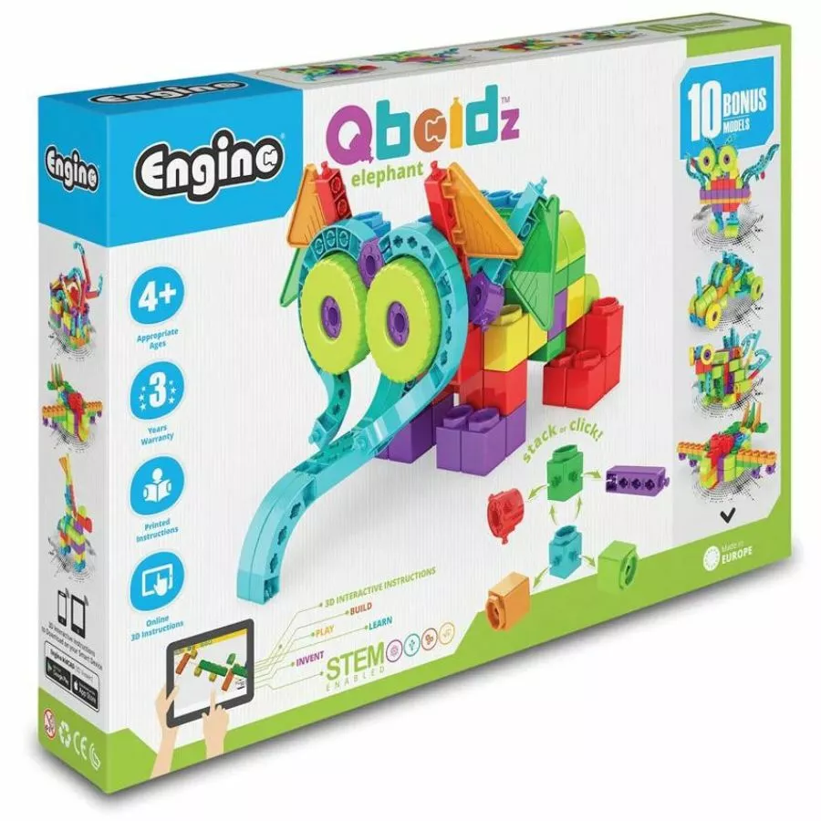 Engino - Qboidz Elephant Construction Toy For Preschoolers 3 Engino - Qboidz Elephant Construction Toy For Preschoolers